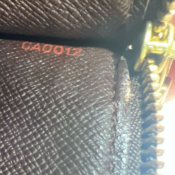 💯 AUTH Louis Vuitton Pochette Damier ebene wallet on chain - Picture 6 of 11